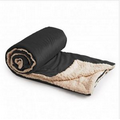 Micro Mink Sherpa Blanket - Black